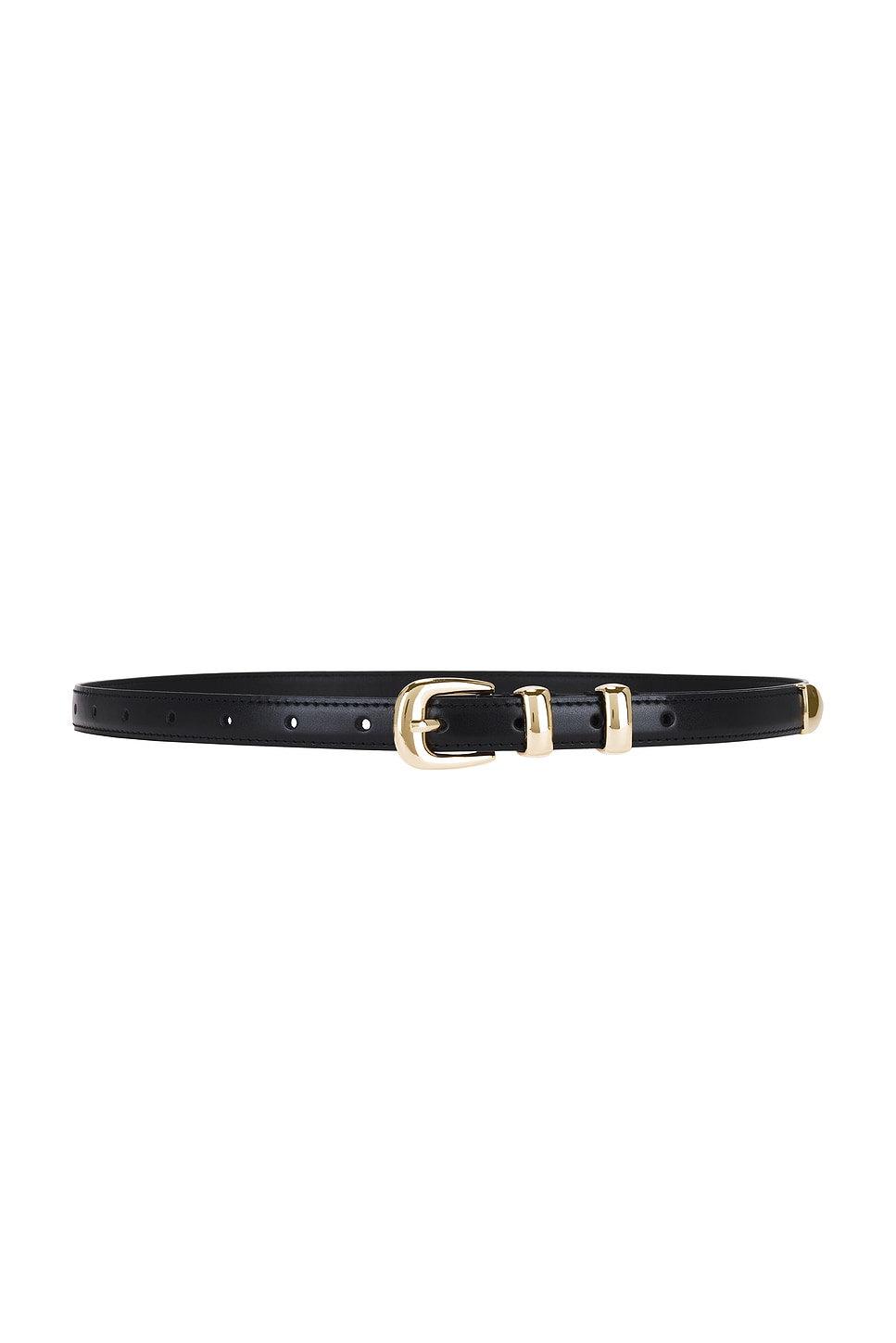 

Кожаный ремень Shashi, black & gold
