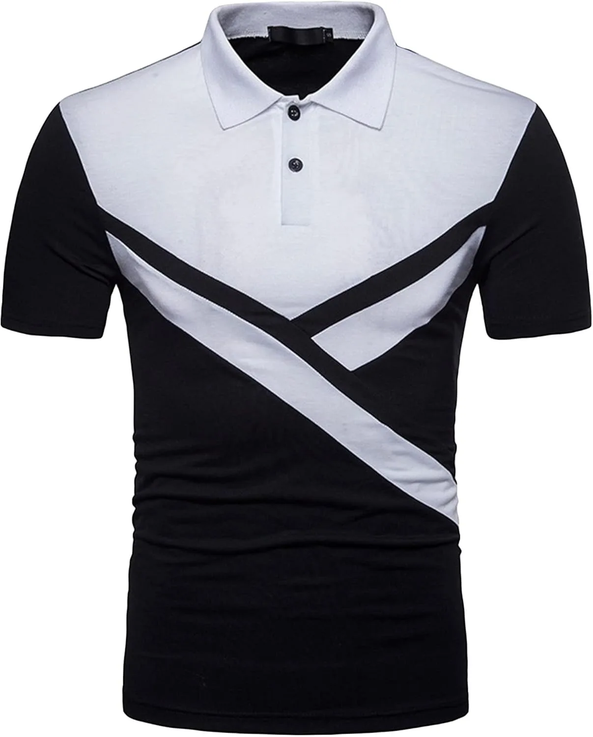 

Мужская классическая поло для гольфа с цветными вставками Maiyifu-GJ