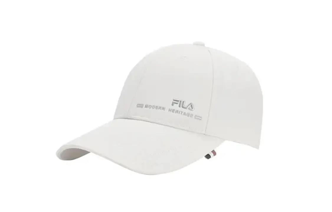 

FILA Хлопковая бейсболка унисекс белая, White