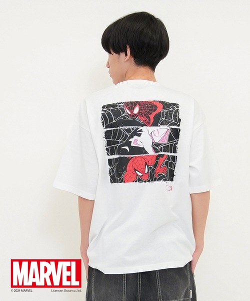 

Футболка с принтом Marvel "Человек-паук" на спине GLAZOS, белый