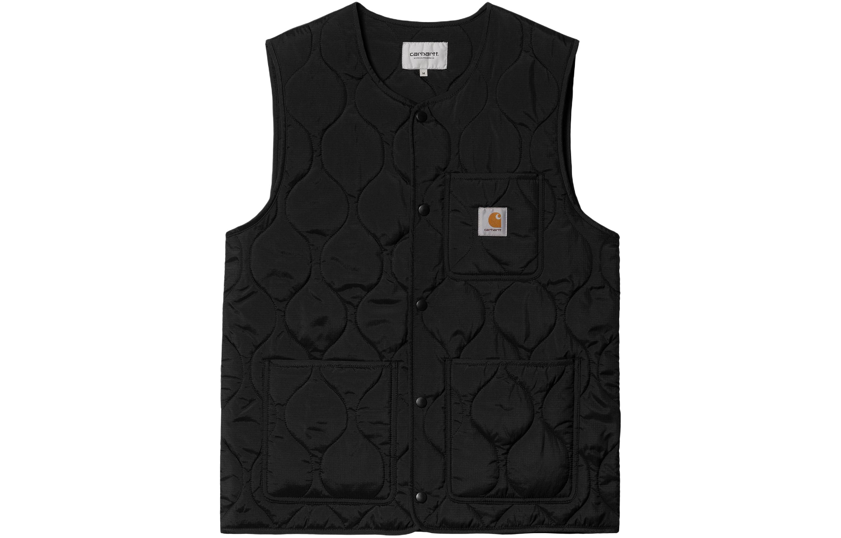 

Carhartt WIP Скайтон жилет на пуговицах, Black