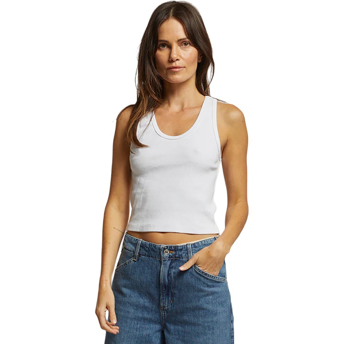 

Майка с поддержкой Structured Rib Perfectwhitetee, белый