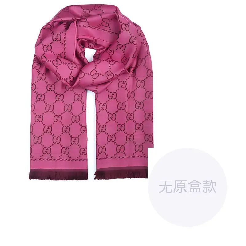 

GUCCI Вязаный шарф женский розово-красный, Rose Red