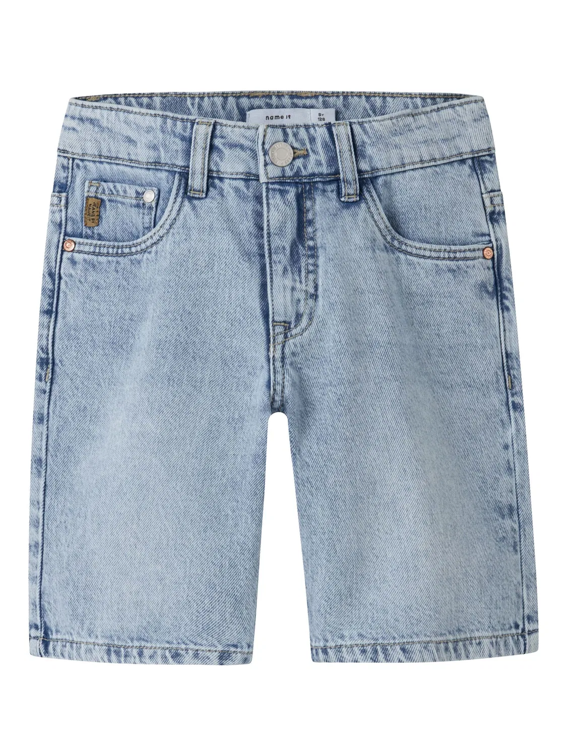 Шорты джинсовые Name it, light blue bleached denim