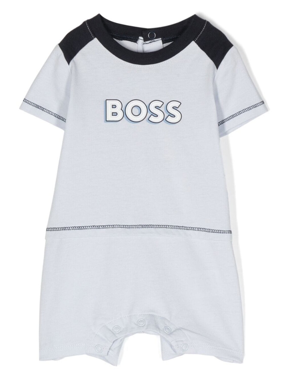 

BOSS Kidswear комбинезон с логотипом, черный