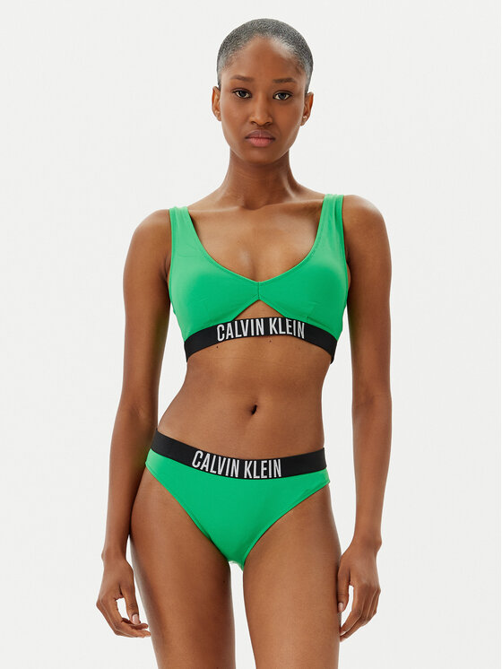 Верх бикини KW0KW02745 Calvin Klein Swimwear, зеленый — фото 2