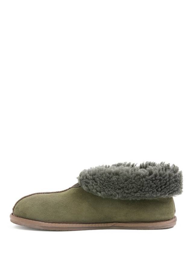 Тапочки-балетки из овчины с мягкой подошвой Celtic & Co., Black Olive — фото 3