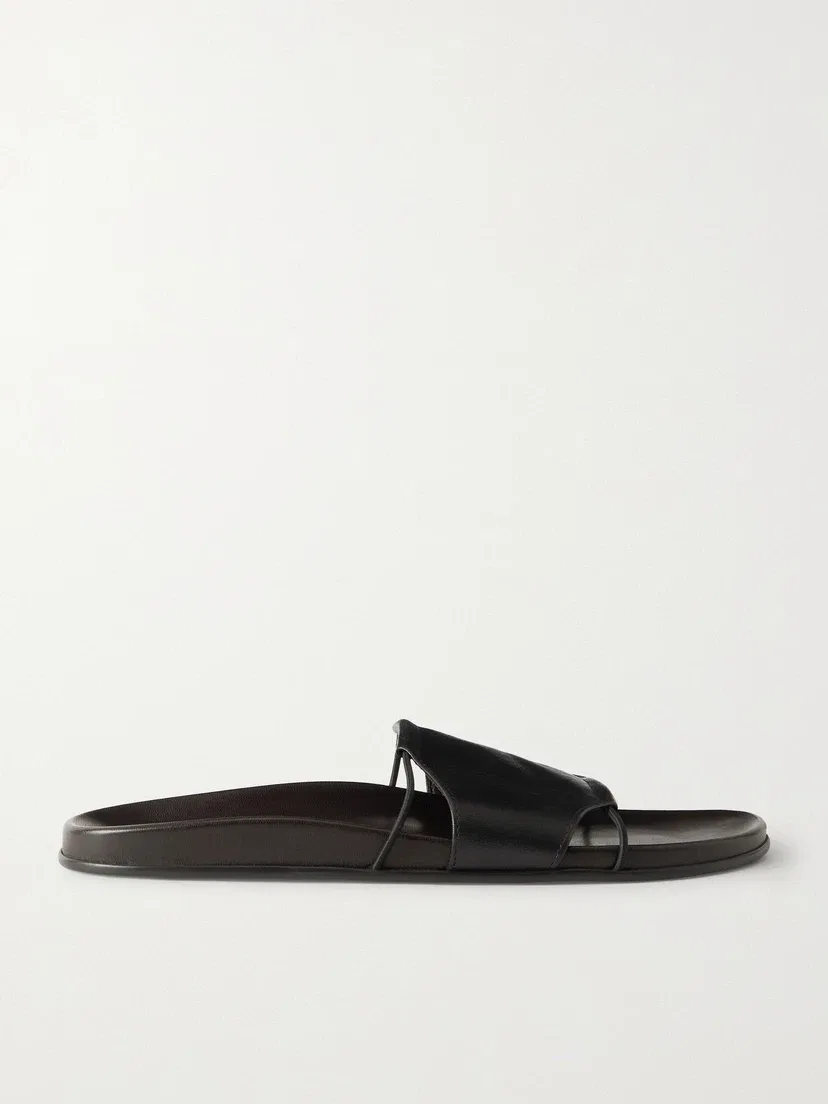 Кожаные сандалии Vivienne THE ROW, черный