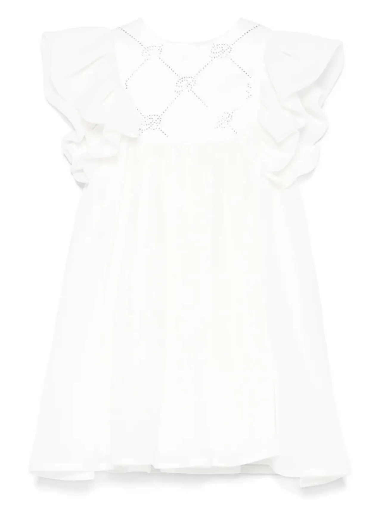 

Miss Blumarine комплект из платья и блумеров, белый