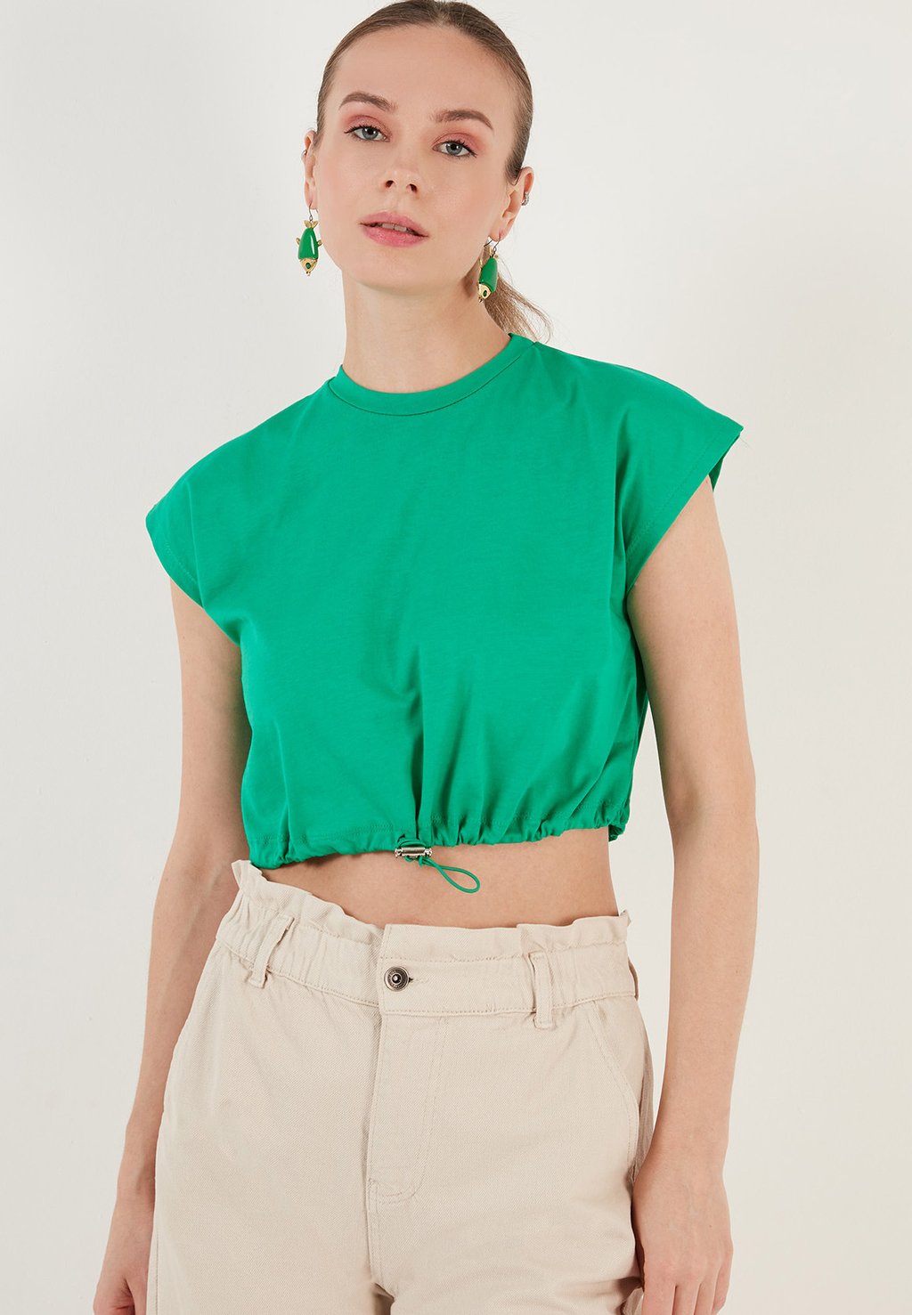 

Футболка с принтом REGULAR FIT LELA, зеленый