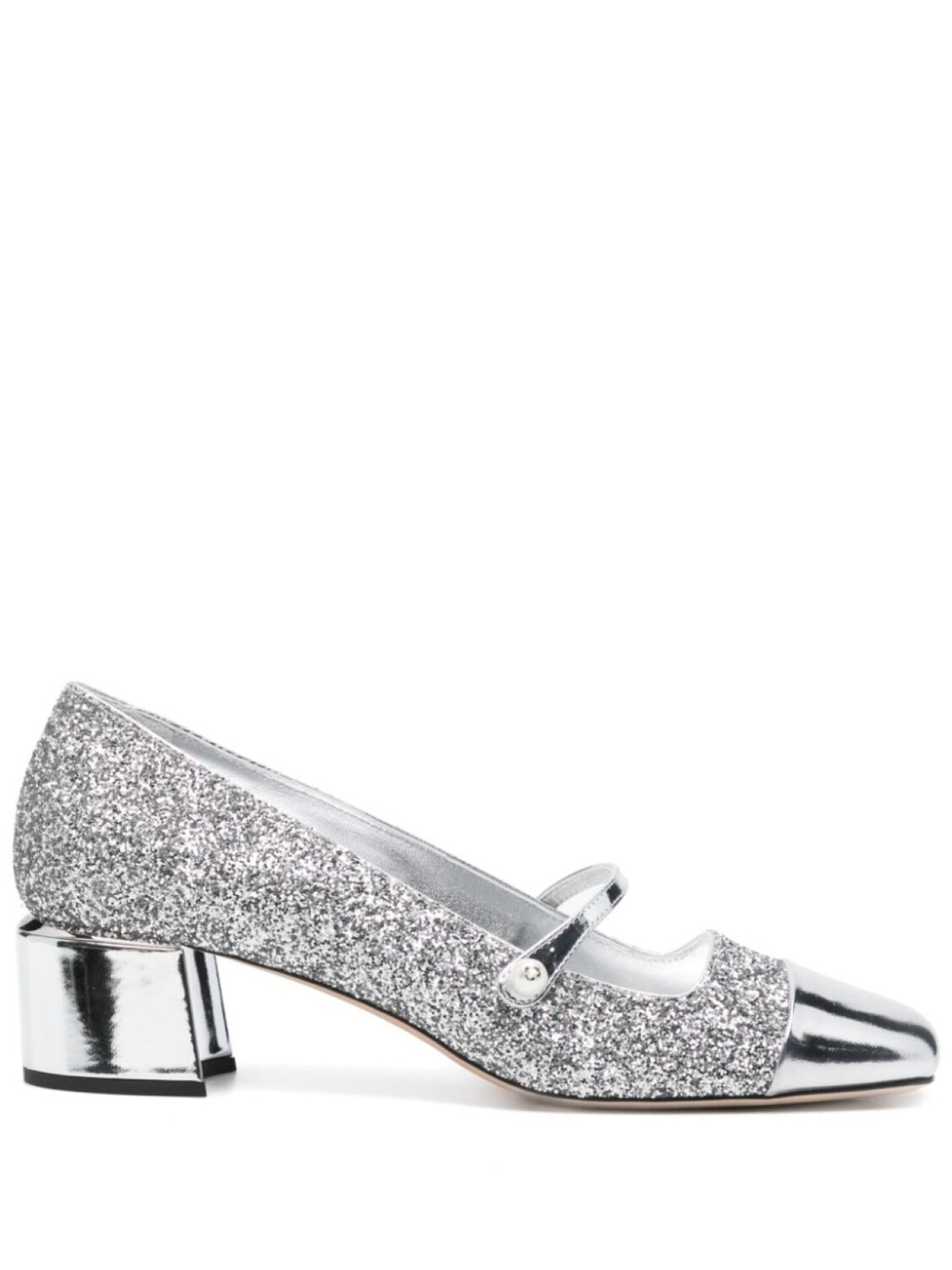 Jimmy Choo 45-мм туфли Elisa, серебристый
