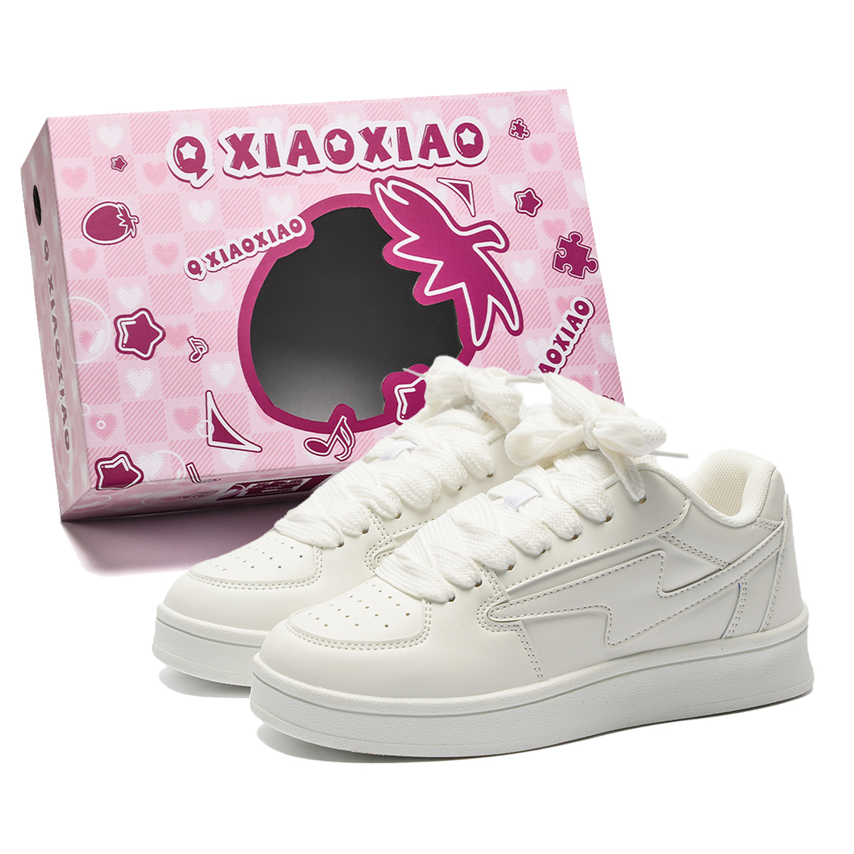 

Circle small Кроссовки для скейтбординга унисекс с амортизацией, устойчивые к истиранию, низкие, бело-голубые, цвет White