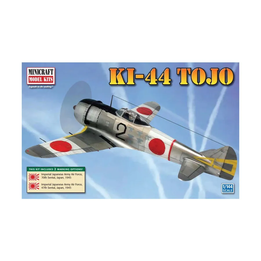 

Японский Накадзима Ки-44 Шоки, кодовое название США «Тодзё»., WWII Aircraft - 1:144 Scale (Minicraft)