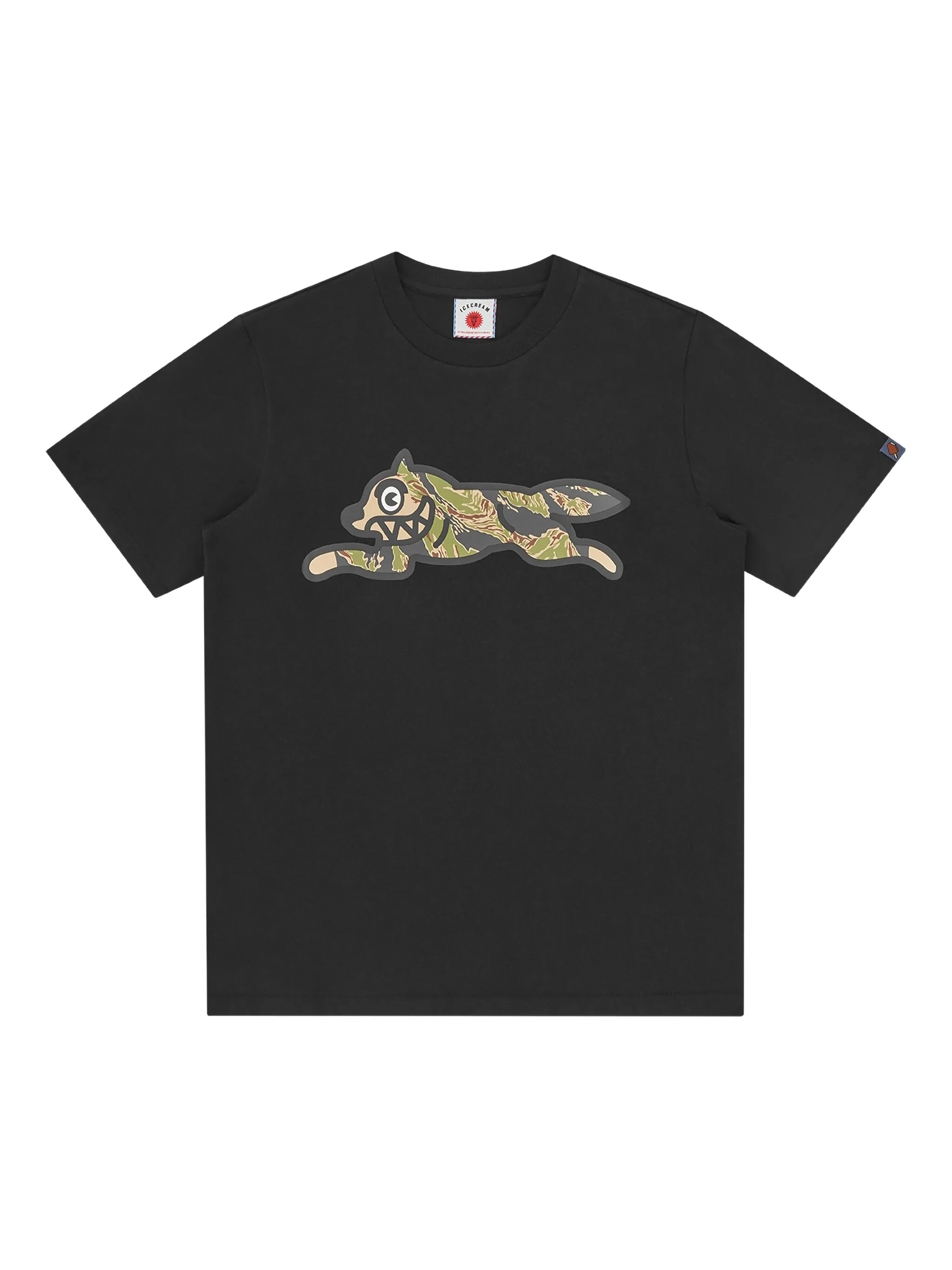 

Футболка с изображением бегущей собаки Icecream, черный