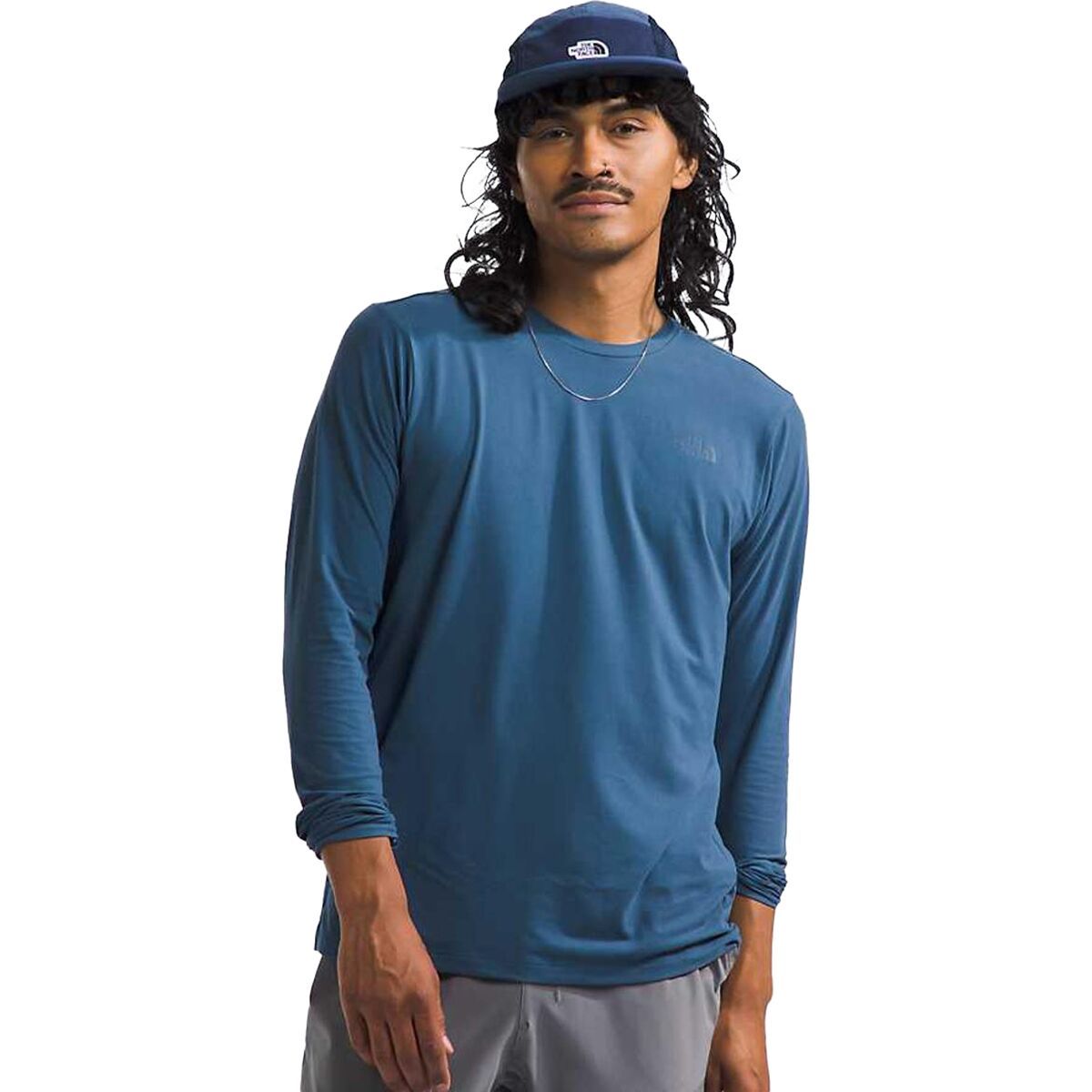 

Длинный рукав с круглым вырезом Dune Sky The North Face, синий