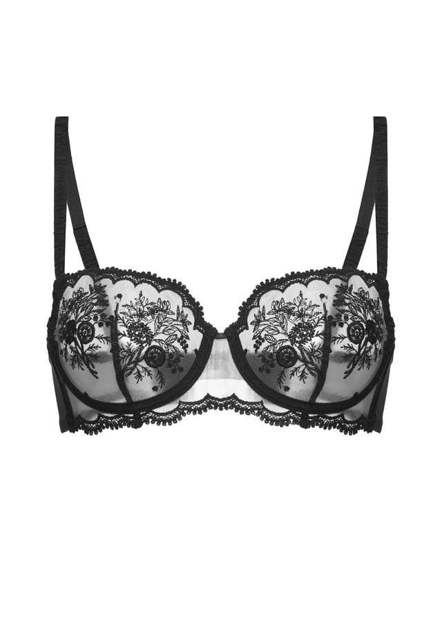 

Интрига с бюстгальтером-балконетом Simone PéRèLe, черный