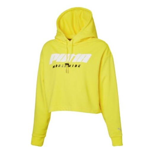 

Толстовка alphabet logo yellow Puma, желтый