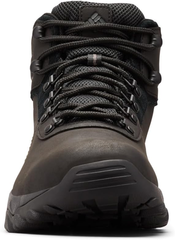Columbia мужские треккинговые ботинки Newton Ridge Plus II Waterproof, Black/Black — фото 3