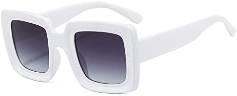 

Модные солнцезащитные очки 2027 года для женщин: квадратные, большие, женские и мужские, для активного отдыха, велоспорта, защита от ультрафиолета UV400 MTZJH, White-gray