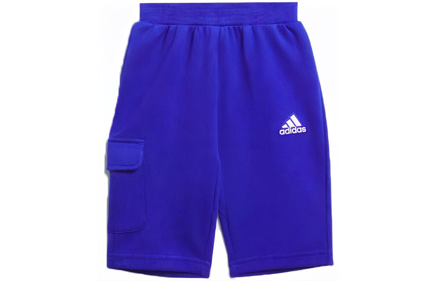 Повседневная спортивная одежда для детей 3-7 лет Adidas, белый+синий — фото 4
