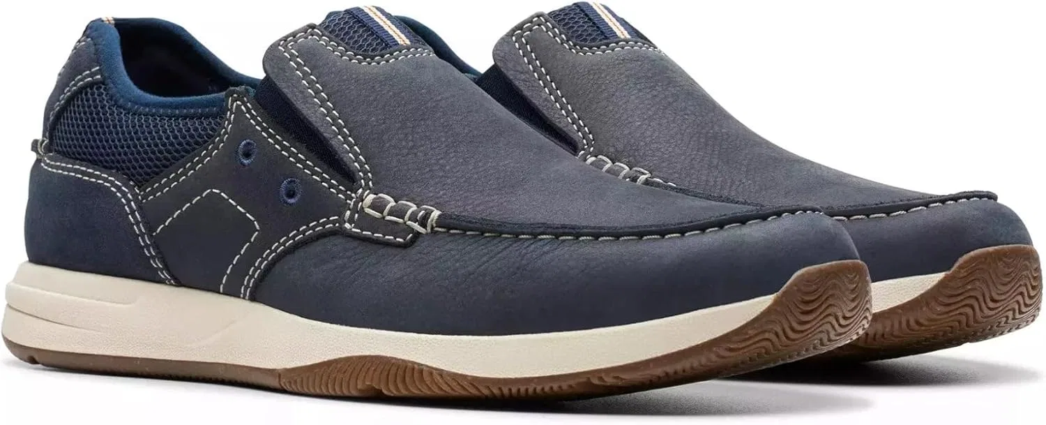 Мужские лоферы Clarks Sailview Step, Blue — фото 2