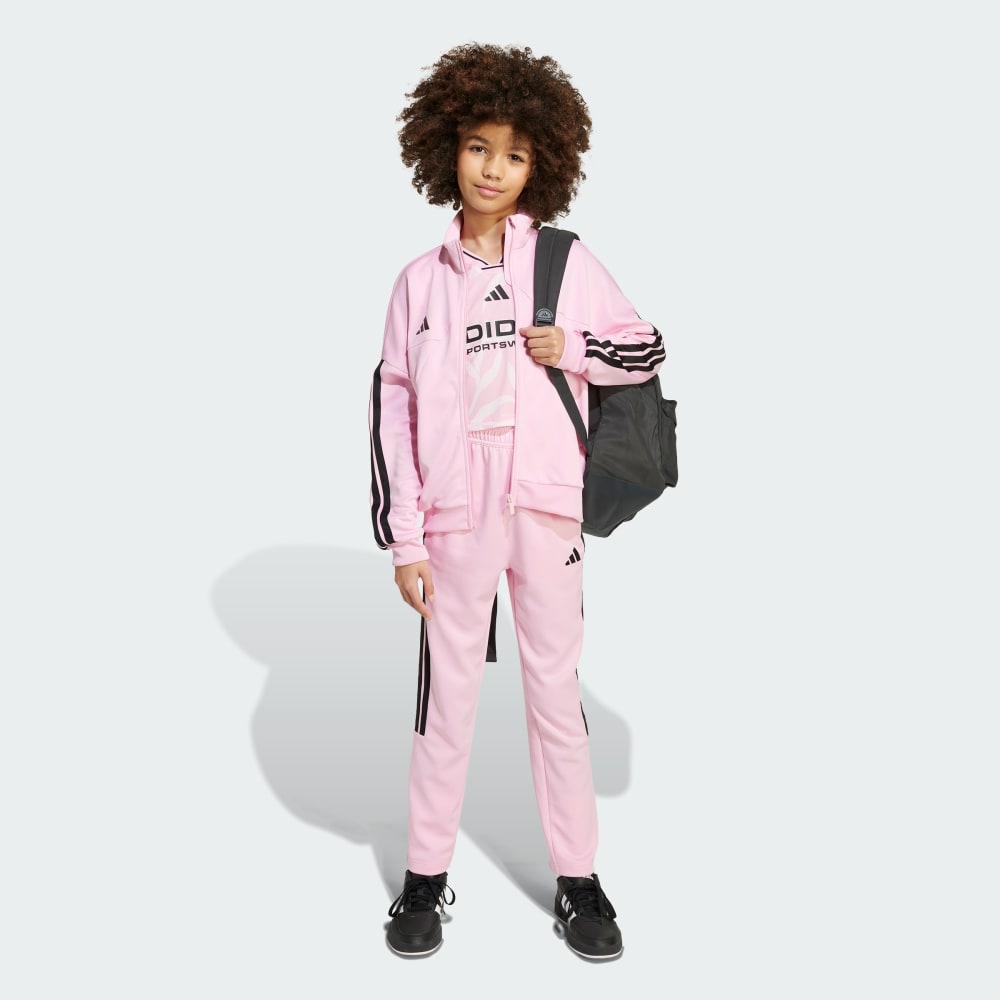 Спортивный костюм Adidas House of Tiro Track Top, цвет True Pink/Black — фото 3