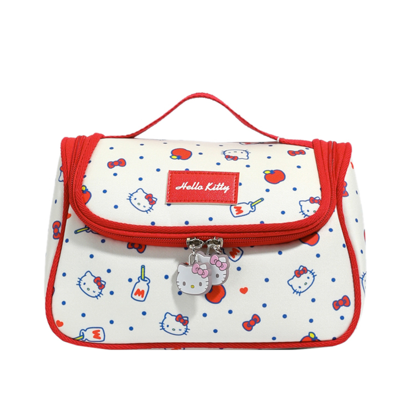 

Sanrio Сумка для хранения Hello Canvas унисекс красный и белый с принтом по всей поверхности