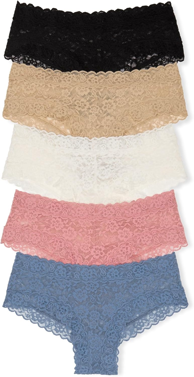 

Женские кружевные трусики Victoria's Secret, минимальное покрытие, мультипак (XS-XXL), Core Mix