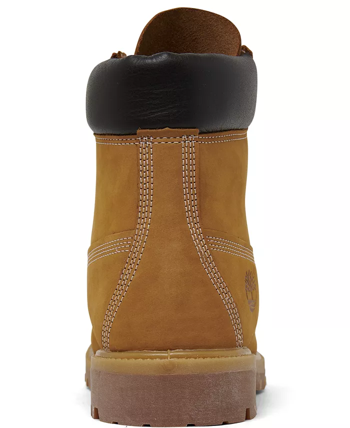 Мужские 6-дюймовые премиальные водонепроницаемые ботинки от Finish Line Timberland, черный — фото 4