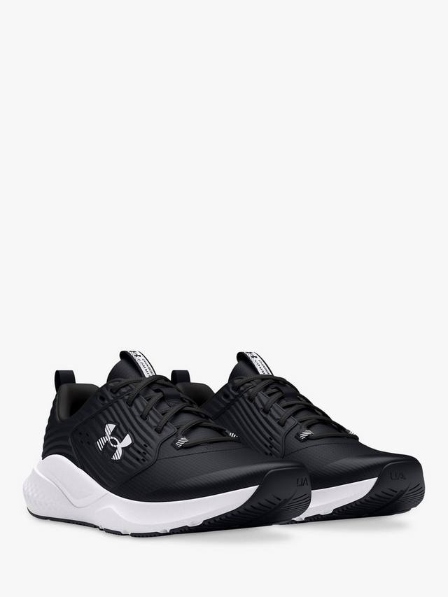 Заряженные мужские кроссовки для бега Under Armour, черный/белый — фото 3
