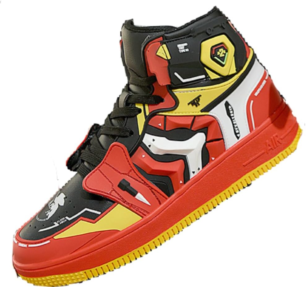 

Мужские легкие дышащие кроссовки для ходьбы, тренировочные кроссовки с противоскользящей подошвой, модные кроссовки с контрастной расцветкой Lexamen, красный