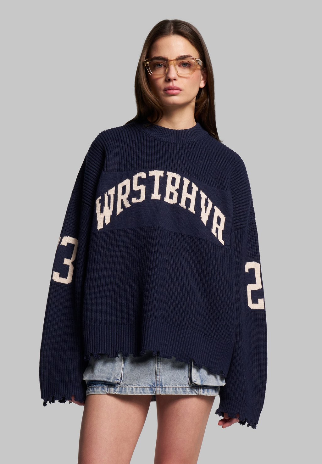 

Джемпер TOVE SWEATER WRSTBHVR, темно-синий