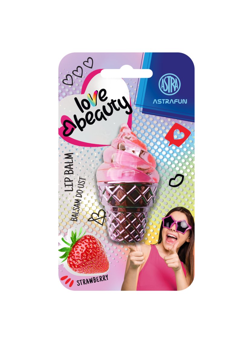 

Бальзам для губ ASTRAFUN ICE CREAM - 1 шт. волдырь