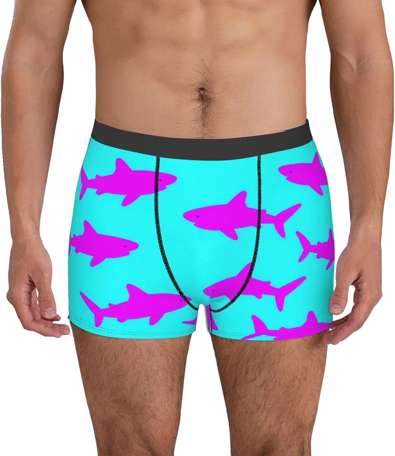 Боксеры Pink Shark Blue — фото 2