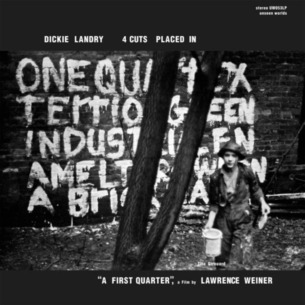 

Виниловая пластинка LP 4 Cuts Placed In A First Quarter - Dickie Landry