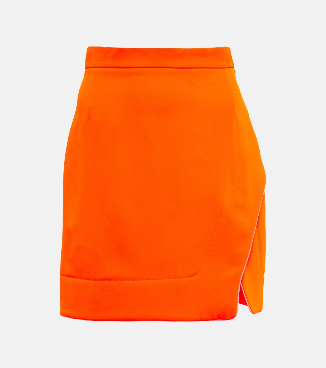 

Мини-юбка из крепа с высокой талией Vivienne Westwood, Neon Orange