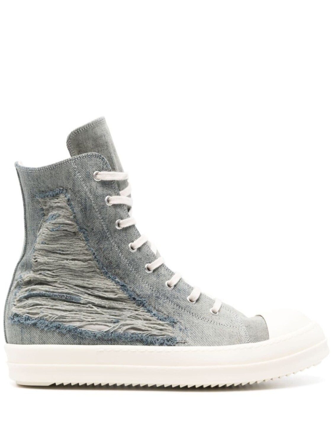 

Rick Owens DRKSHDW кеды из денима с эффектом потертости, синий