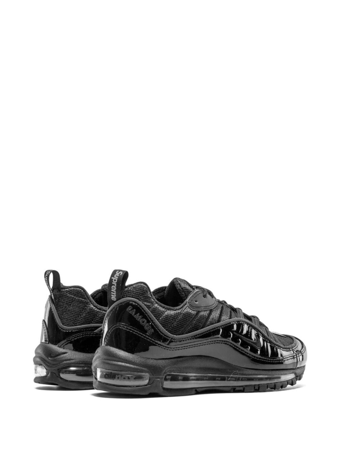 Nike кроссовки Air Max 98 из коллаборации с Supreme, черный — фото 3