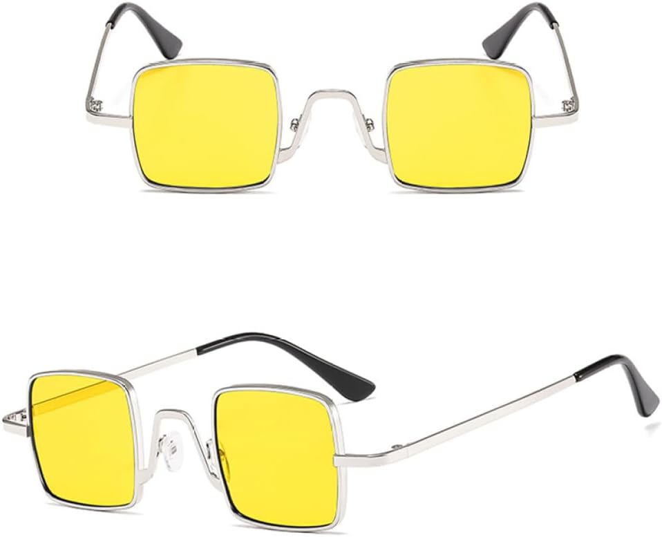 

Винтажные солнцезащитные очки для женщин и мужчин, маленькая металлическая оправа, красные солнцезащитные очки, женские очки для вождения, защита от ультрафиолета UV400 LANGSER, 4