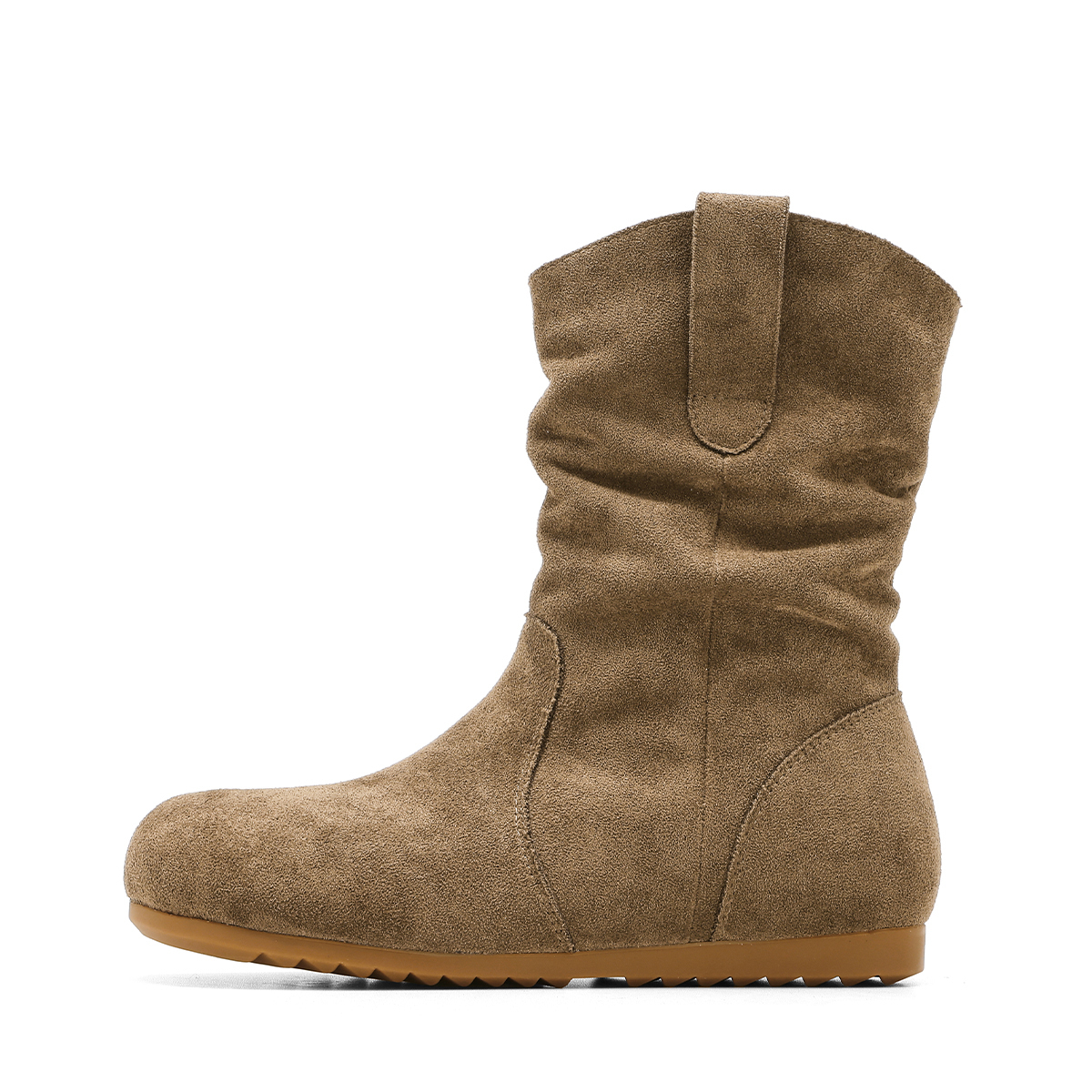 ST&SAT Женские полусапожки верблюжий, тёмный кофе, хаки, цвет Khaki