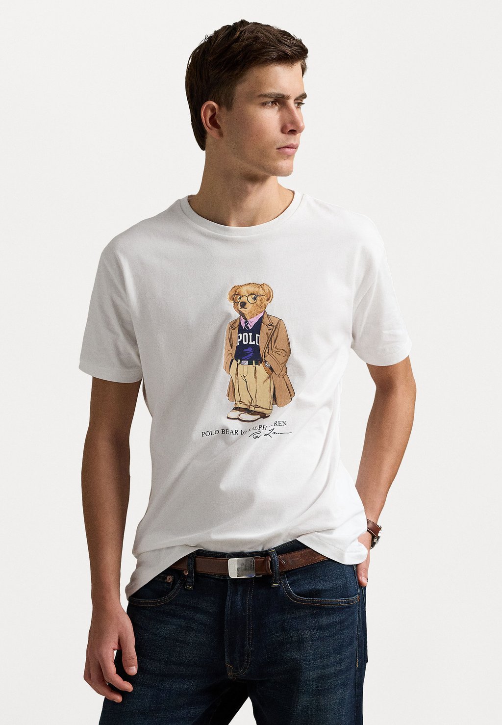 

Футболка с принтом SHORT SLEEVE Polo Ralph Lauren, черный