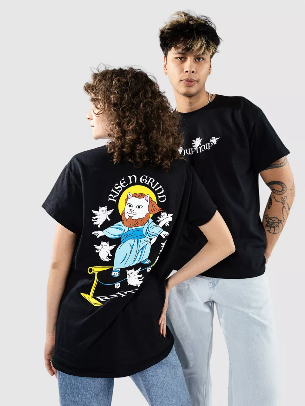 

Футболка Rise N Grind Ripndip, черный