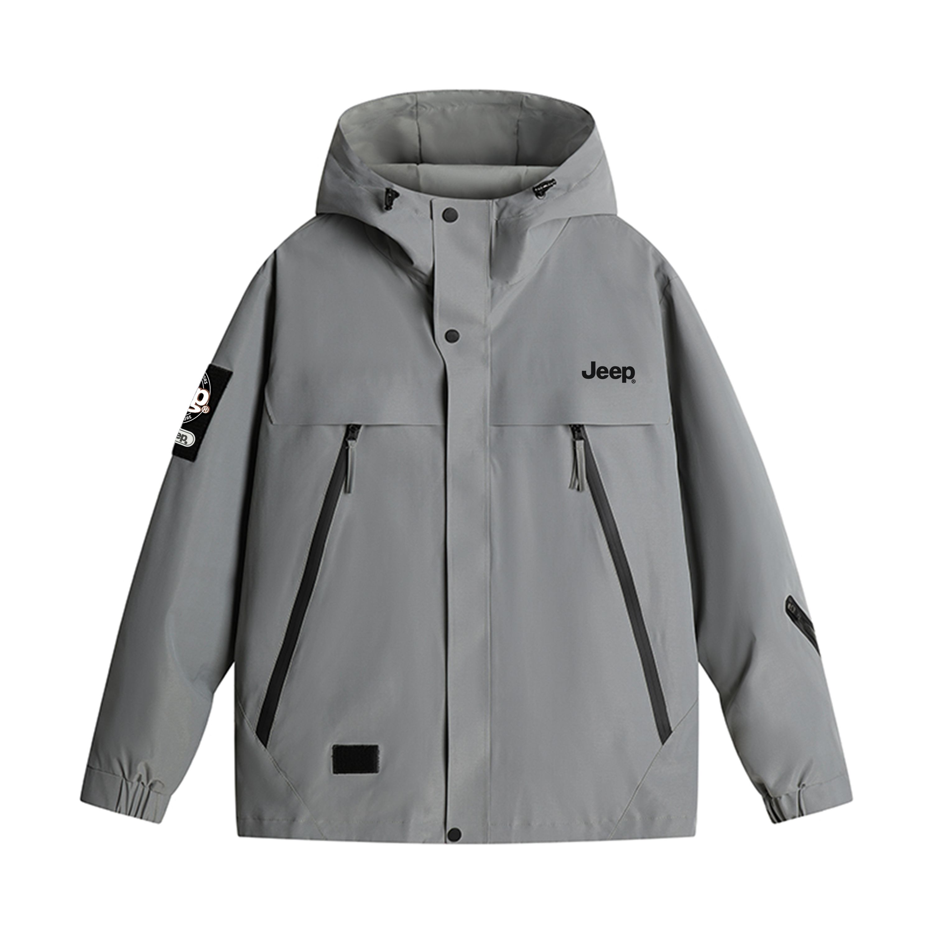 

Куртка Wrangler Unisex Hooded Fleece lined Workwear Jeep, светло-серый[shell+detachable liner]