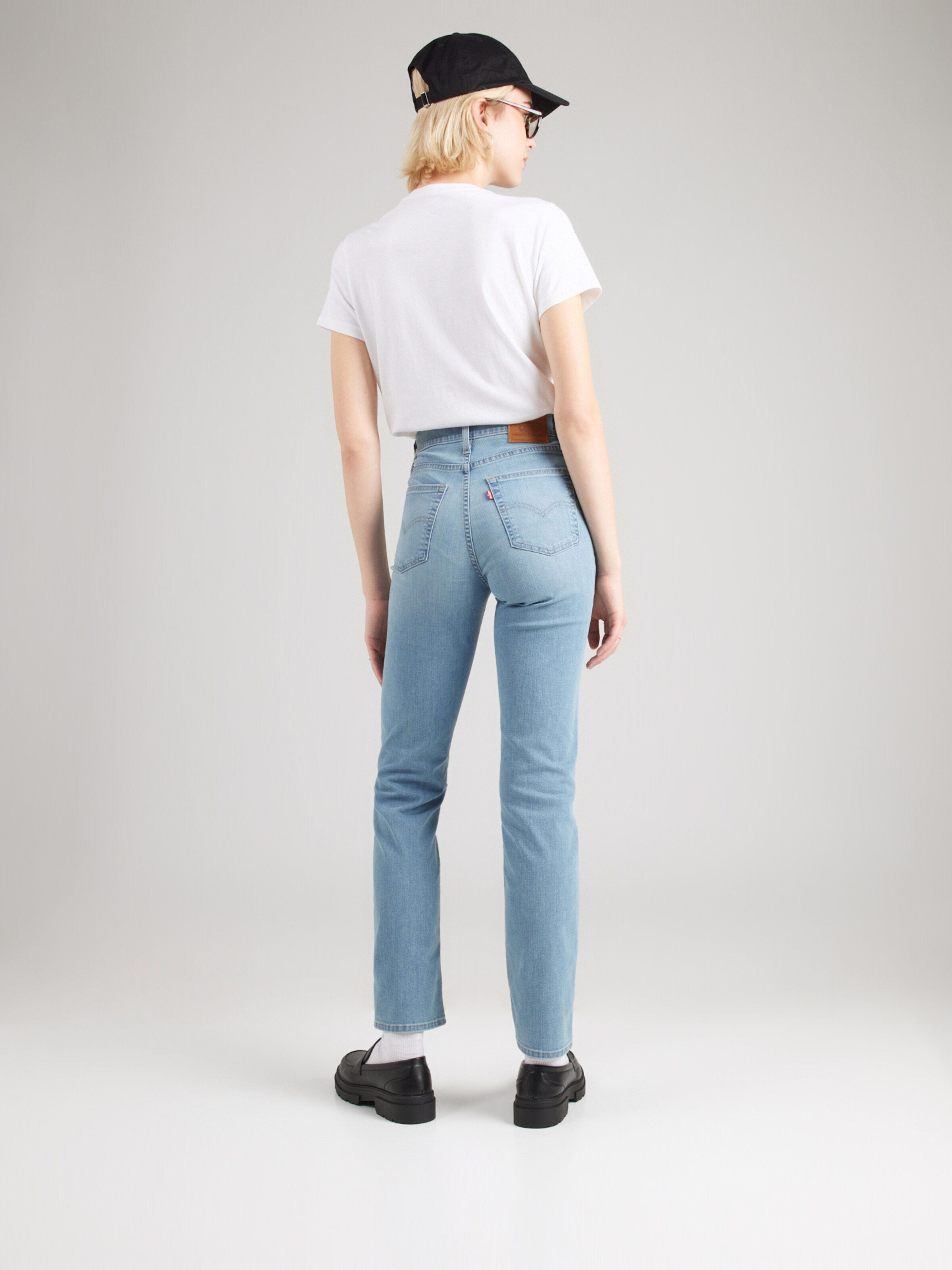 LEVI'S  Джинсы Slim fit '724 High Rise Straight Jeans' в синем дениме — фото 4