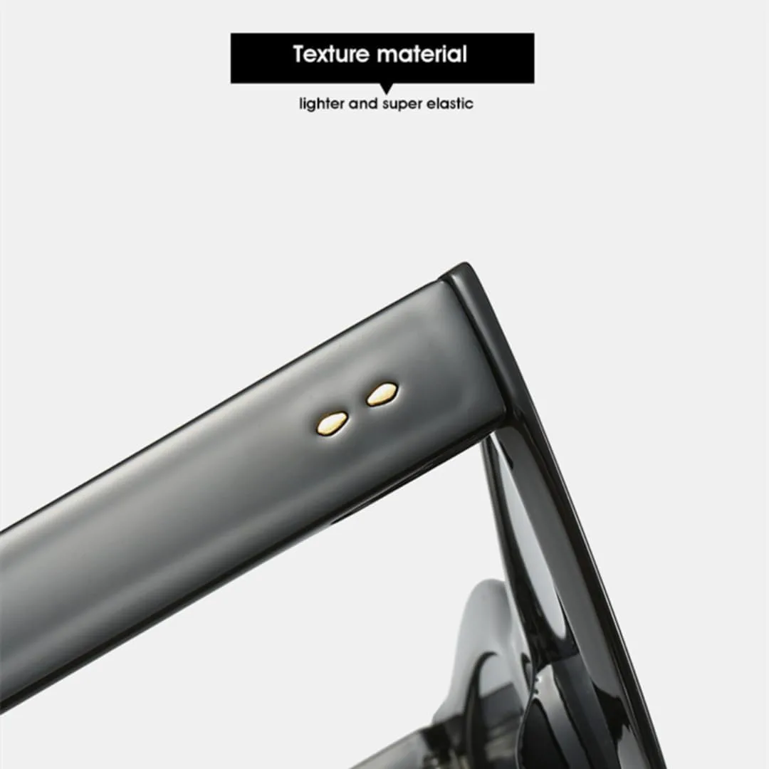 

Женские солнцезащитные очки «кошачий глаз» с защитой от УФ-излучения UV400, ретро-очки с заклепками, мужские градиентные очки TVTBBVV, Brown Tea Gradient