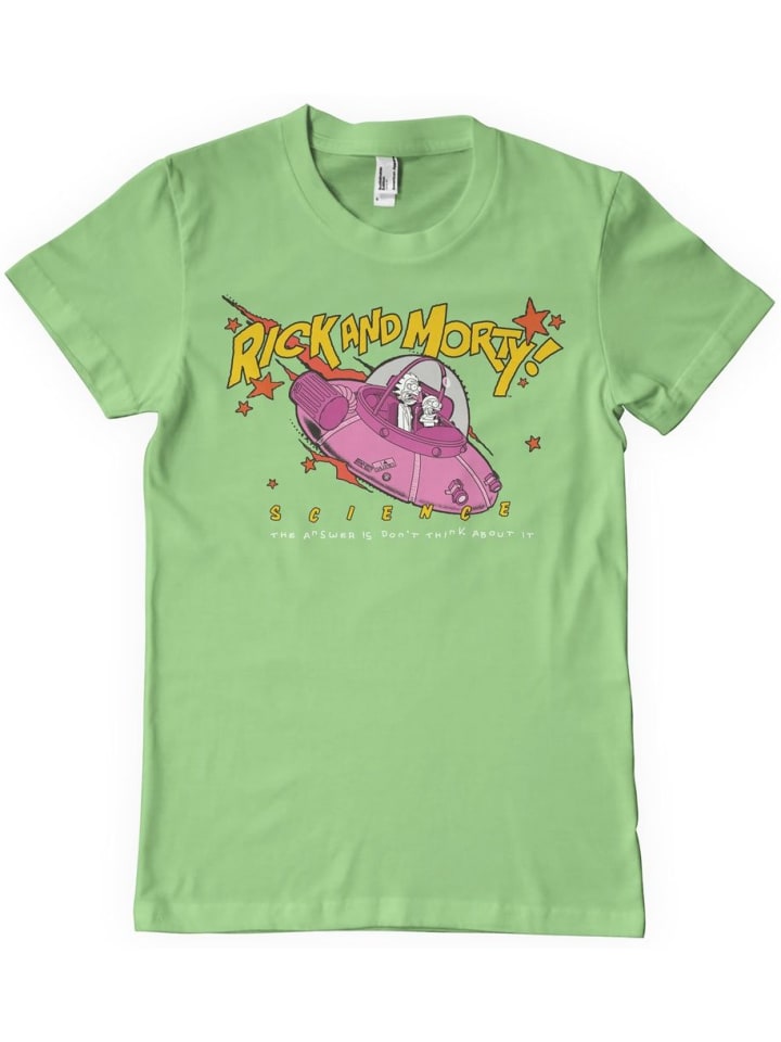 

Футболка Science T-Shirt Rick and Morty, зеленый