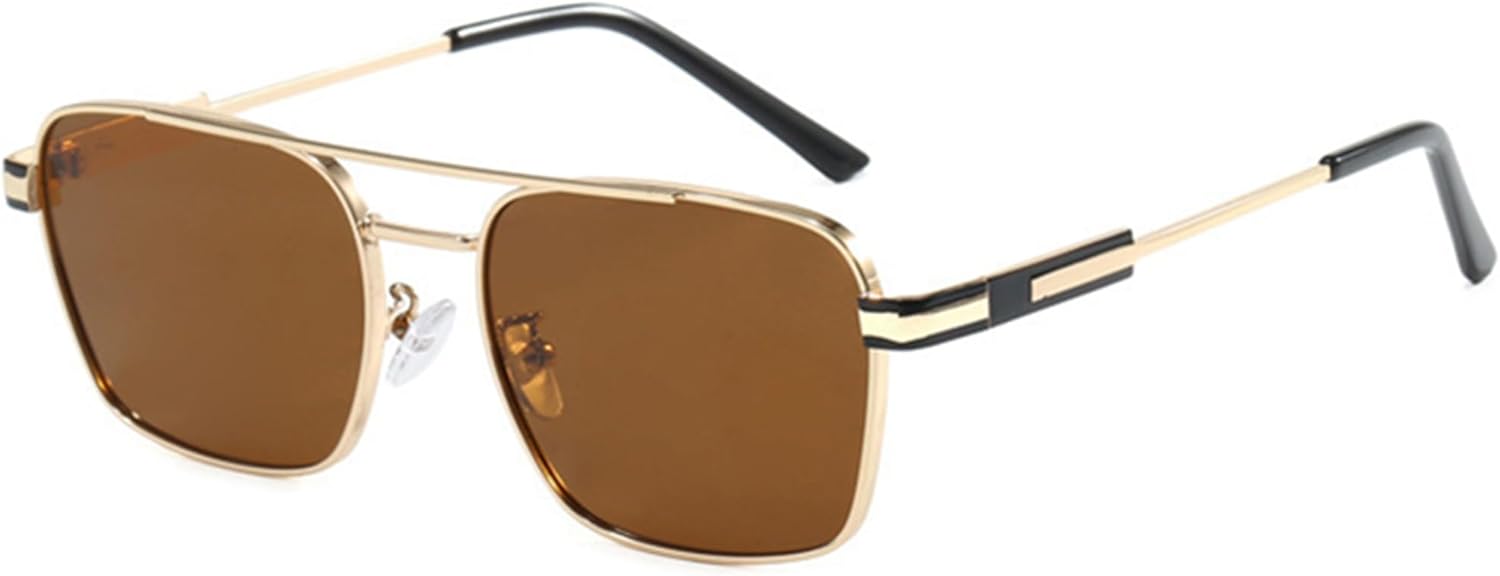 

Солнцезащитные очки Bullabulling в стиле ретро «пилот» для женщин и мужчин, металлическая оправа, модные винтажные, маленькие, 90-е годы, защита от УФ-излучения, Gold Tea