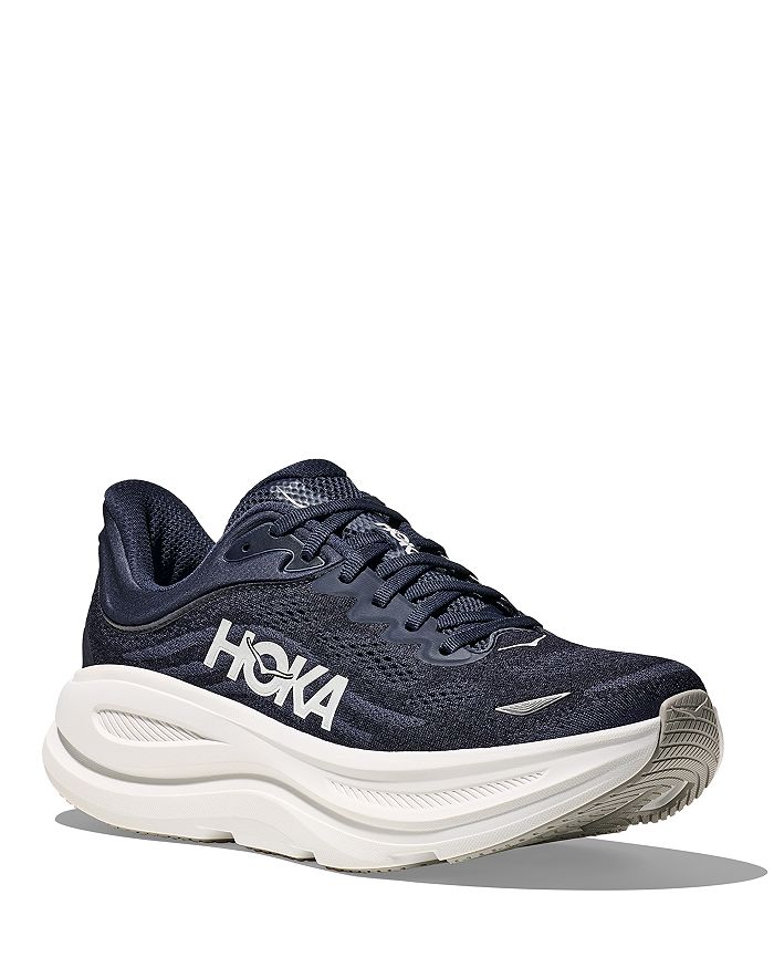 

Мужские кроссовки Bondi 9 на шнуровке для бега HOKA, синий