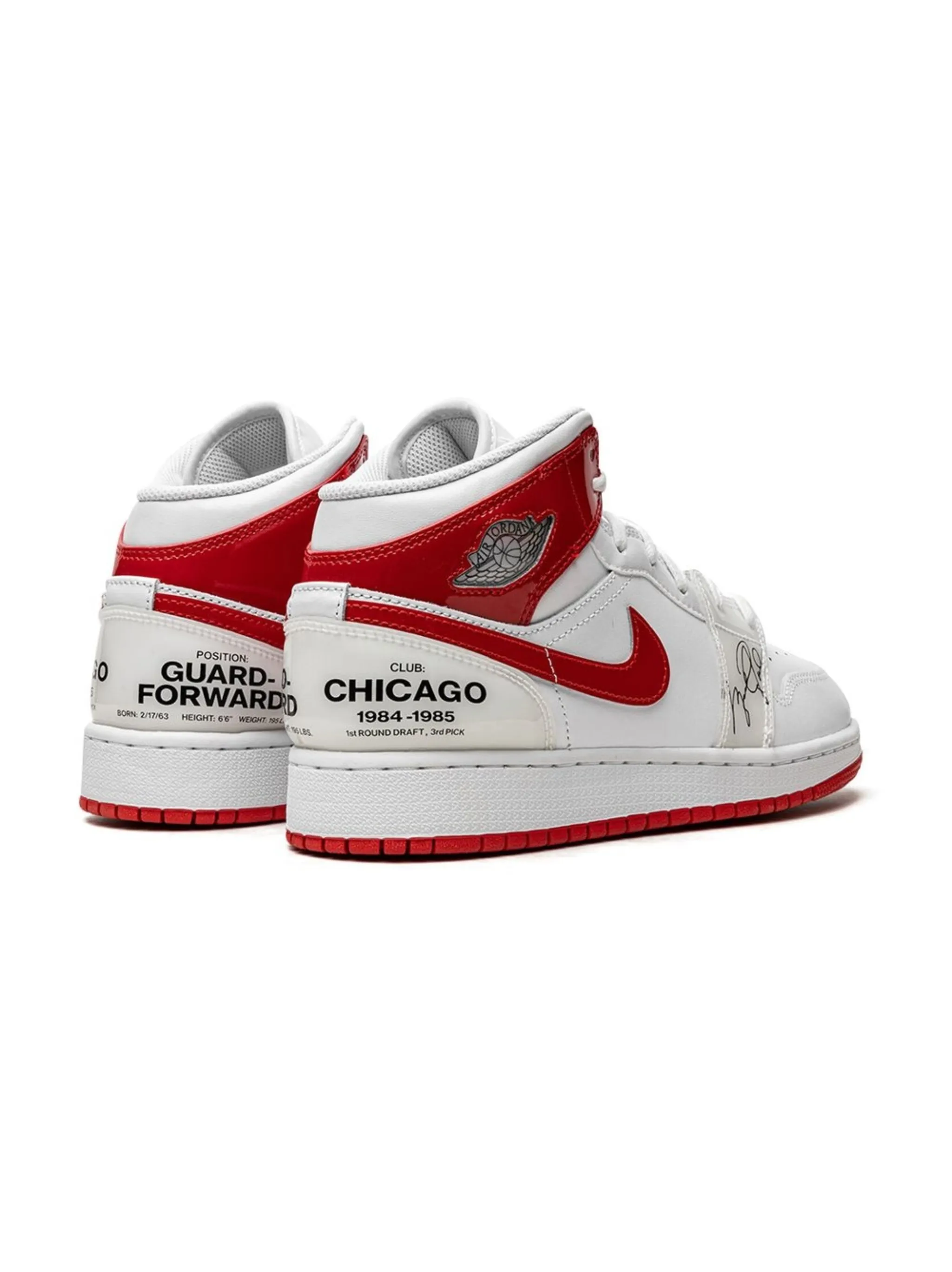 Кроссовки Air Jordan 1 Mid SS Rookie Season Jordan Kids, белый — фото 2