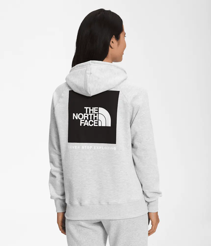 

Женская толстовка с капюшоном Box NSE The North Face, TNF Light Grey Heather/TNF Black
